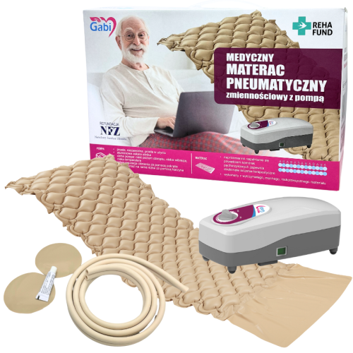 Antidekubitní bublinková matrace s kompresorem proti proleženinám s nosnosti do 135 kg