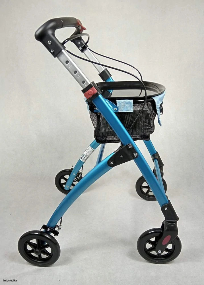 Čtyřkolové hliníkové vnitřní rehabilitační chodítko Jaguar Mobilex