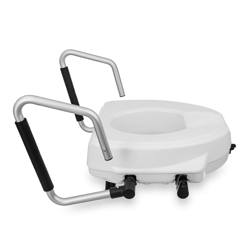 Toaletní nástavec na záchod 12 cm s područkami do 130 Kg