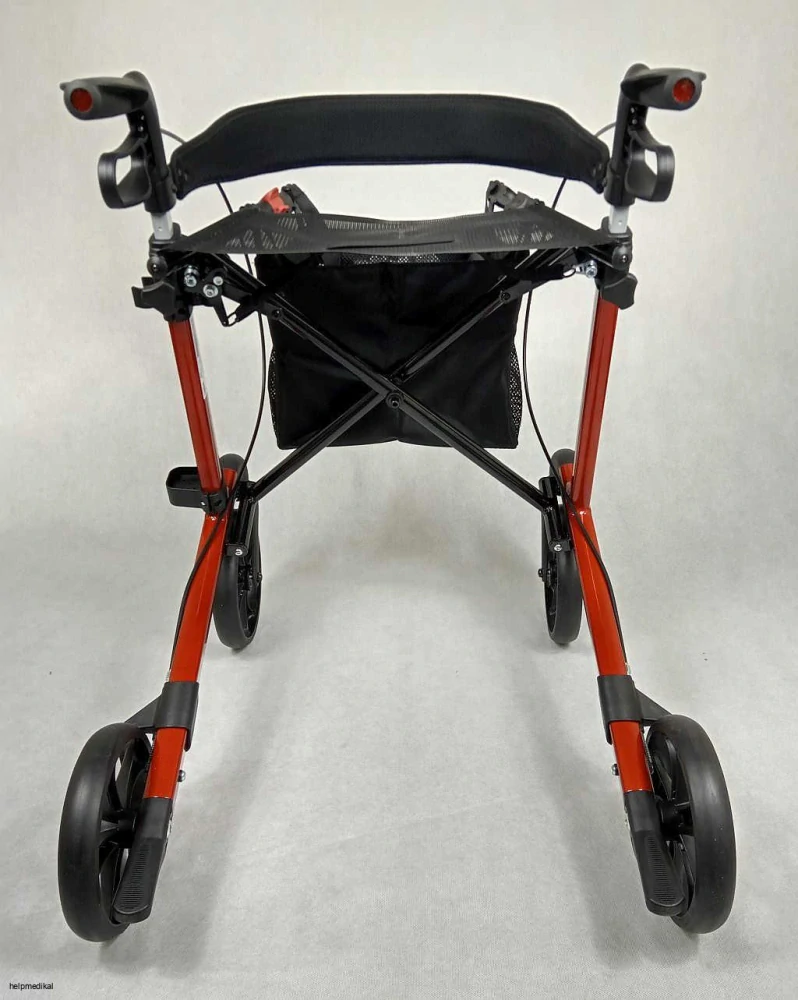 Hliníkové čtyřkolové rehabilitační chodítko Leopard Mobilex